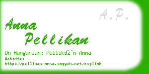 anna pellikan business card